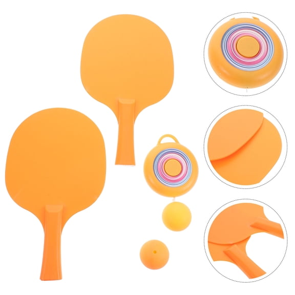 Worgeous Hanging Pong Trainer Set for Hand Eye Coordination Indoor Fun Multi PP Self Practice Toy 1