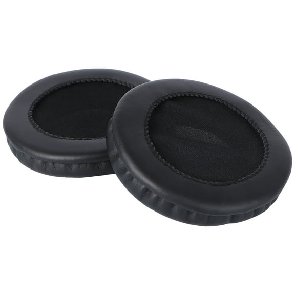 RENACLIPY Black Circular Ear Pads Replacement for Headphones Daily Use