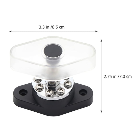 Worgeous High Current Transport Terminal Electrical Block Terminals Automotive Black