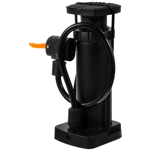 Worgeous High Pressure Portable Bike Pump with Aluminum Alloy for Home Use Black 7.87x2.36 Inches