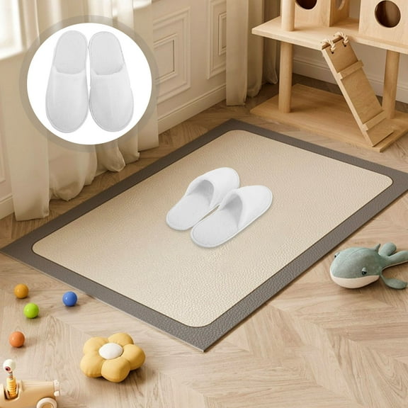 Worgeous Hotel Spa Kids Disposable Slippers Thickened Non-Slip Slippers Shoes For Guest Use Travel Home And Weddings