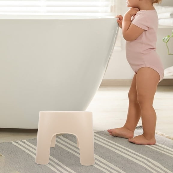 COSMOBETTY Small Step Stool PVC Stable Seating for Bathing 1Set
