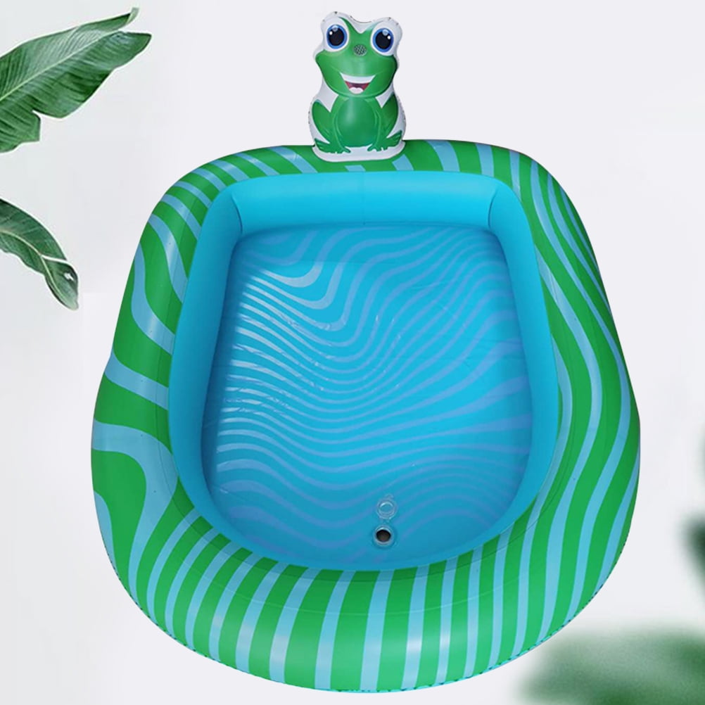 Worgeous Inflatable Swimming Pool for Kids Made of PVC Green Color ...