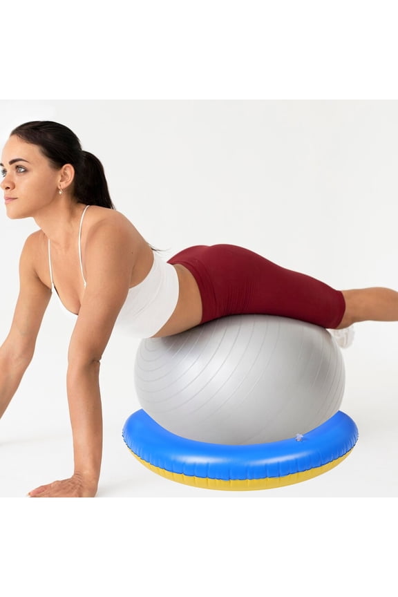Inflatable Yoga Stand with Comfortable PVC Material for Home Fitness and Exercise Support
