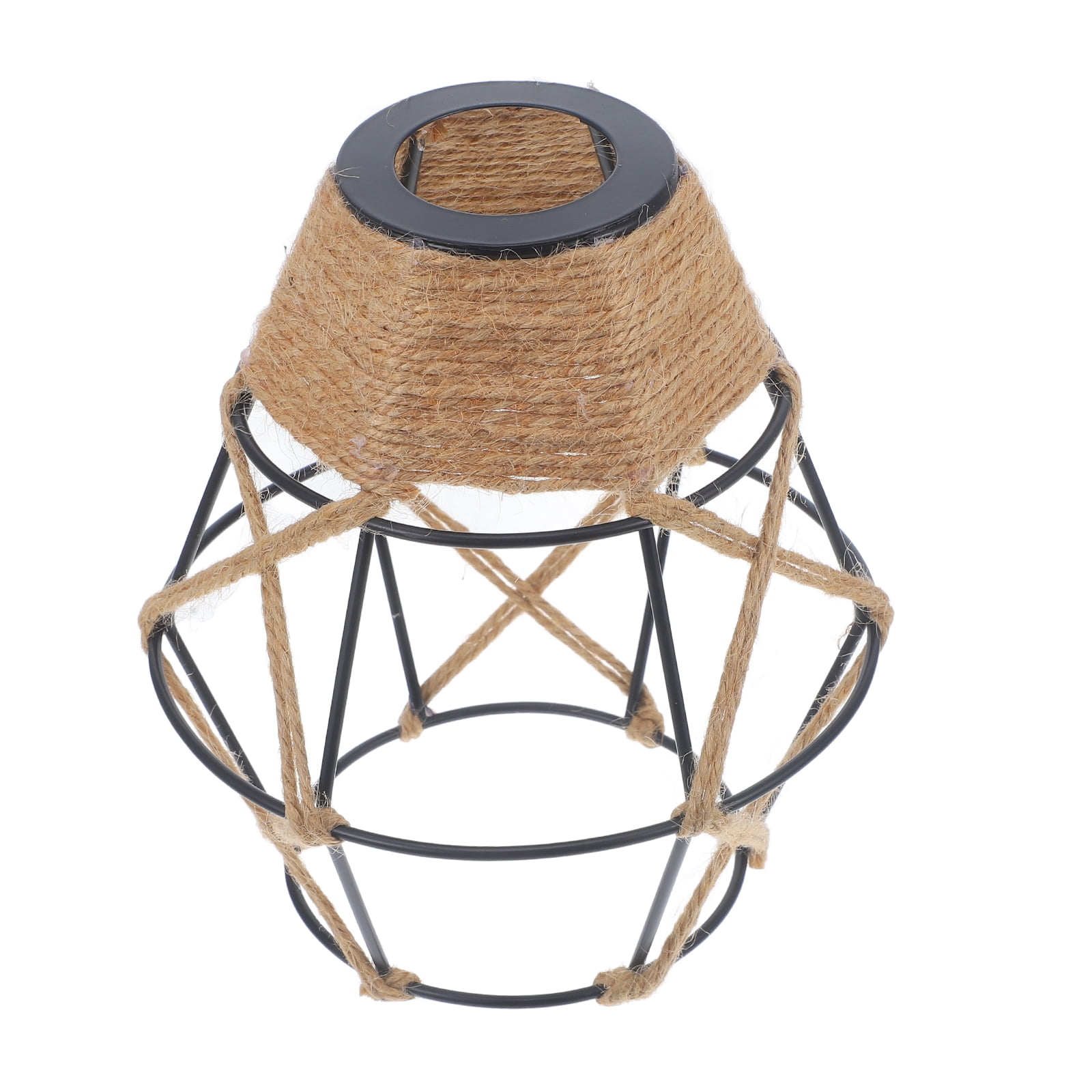 Worgeous Jute Weaving Lamp Shade Ceiling Lamp Cover Jute Rope Pendant ...