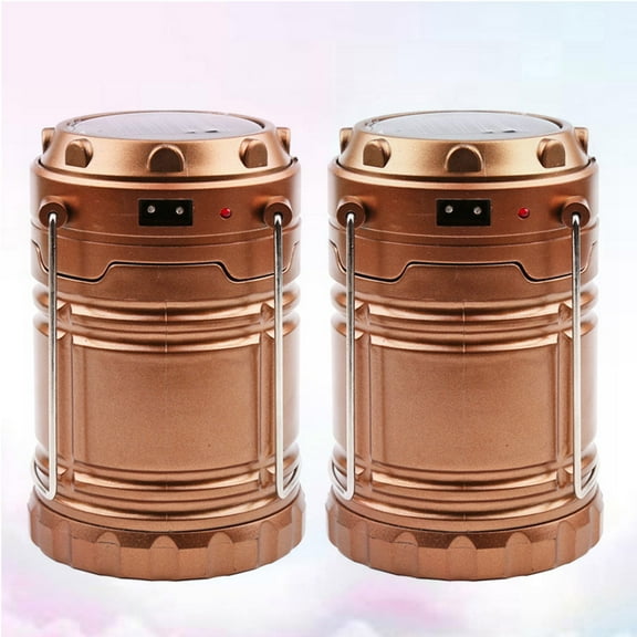 CIMAXIC Camping Solar Light LED Lamp Rose Gold 2PCS for Friends