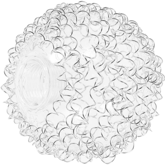 KALLORY Glass Light Shade Wire Light Shade Cover Aluminium Wire 1Set For Pendant Lamp