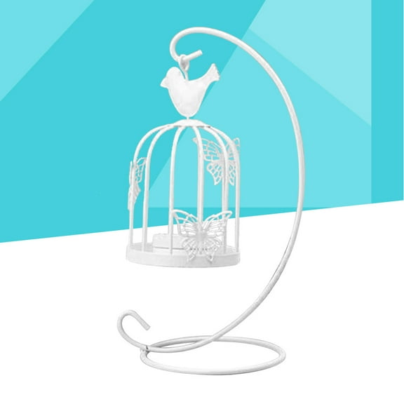 Worgeous  Lanterns Bird Cage Wind Light Party Decoration Birdcage Candlestick
