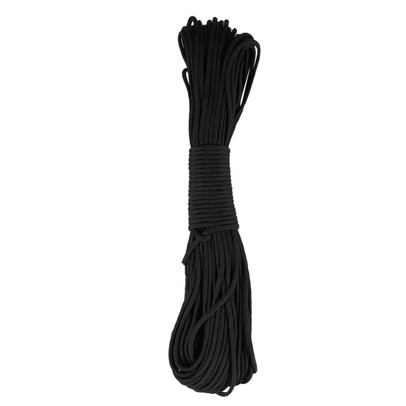 RENACLIPY Durable Parachute Cord for Outdoor Travel and Equipment Black