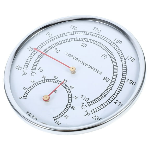 Worgeous Large Screen Sauna Thermometer Hygrometer High Precision Temperature Humidity Meter Sauna Hygrothermograph Supply For Home