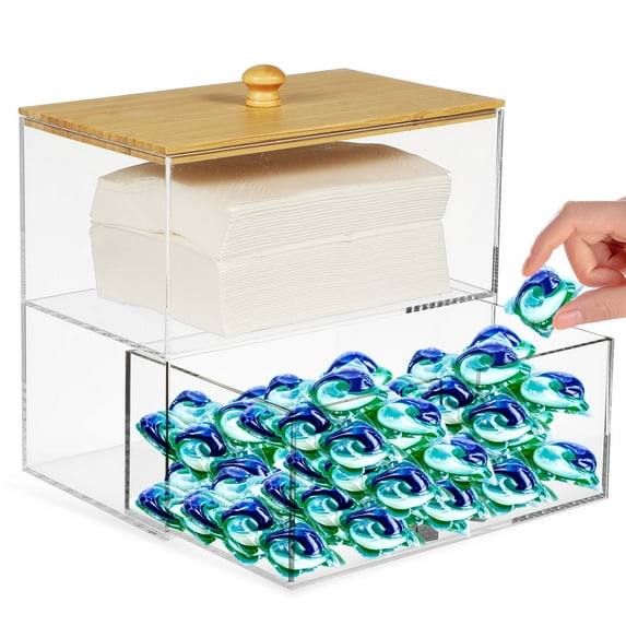 SEWCHICS Dryer Sheet Holder Homeowners Laundry Organizer 1 Set