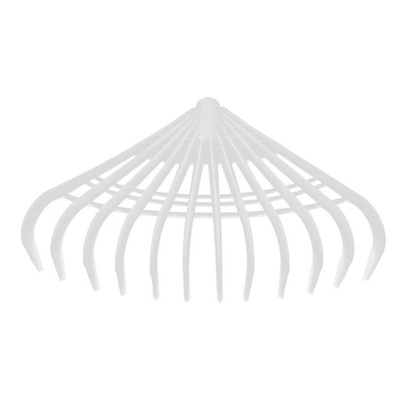 Worgeous  Leaf Rakes for Lawns Heavy Duty Plastic Chain Electric White