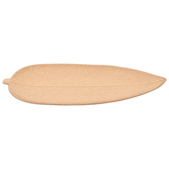 Worgeous Leaf Shape Serving Plate Wooden Dessert Dish Tabletop Wood Catering Plate Sushi Plate