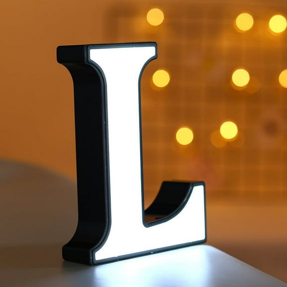 Worgeous Letter Light Up Sign 1Set for Home 14X18cm