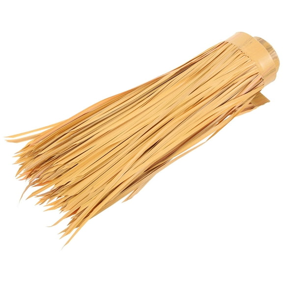 RENACLIPY Artificial Thatch Roofing Light Brown for Landscape DIY and Indoor Decoration
