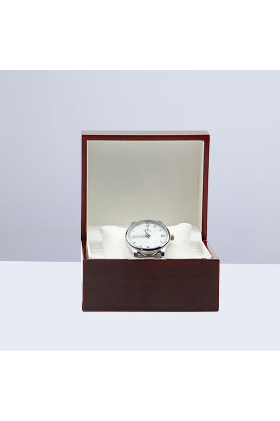 Luxury Watch Storage Box for Personal and Business Use with Removable Pillows and Ultra Soft Cushion 6.5 x 4.5 x 3 inches