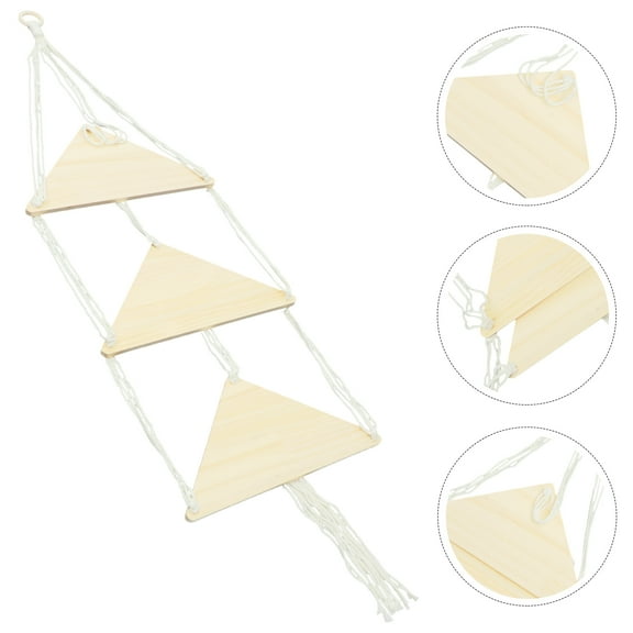 Worgeous Floating Shelves for Homeowners Beige Cotton Rope 1Pack