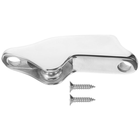 Worgeous  Marine Rope Threader Boat Kayak Quick Cleat Replacement Silver
