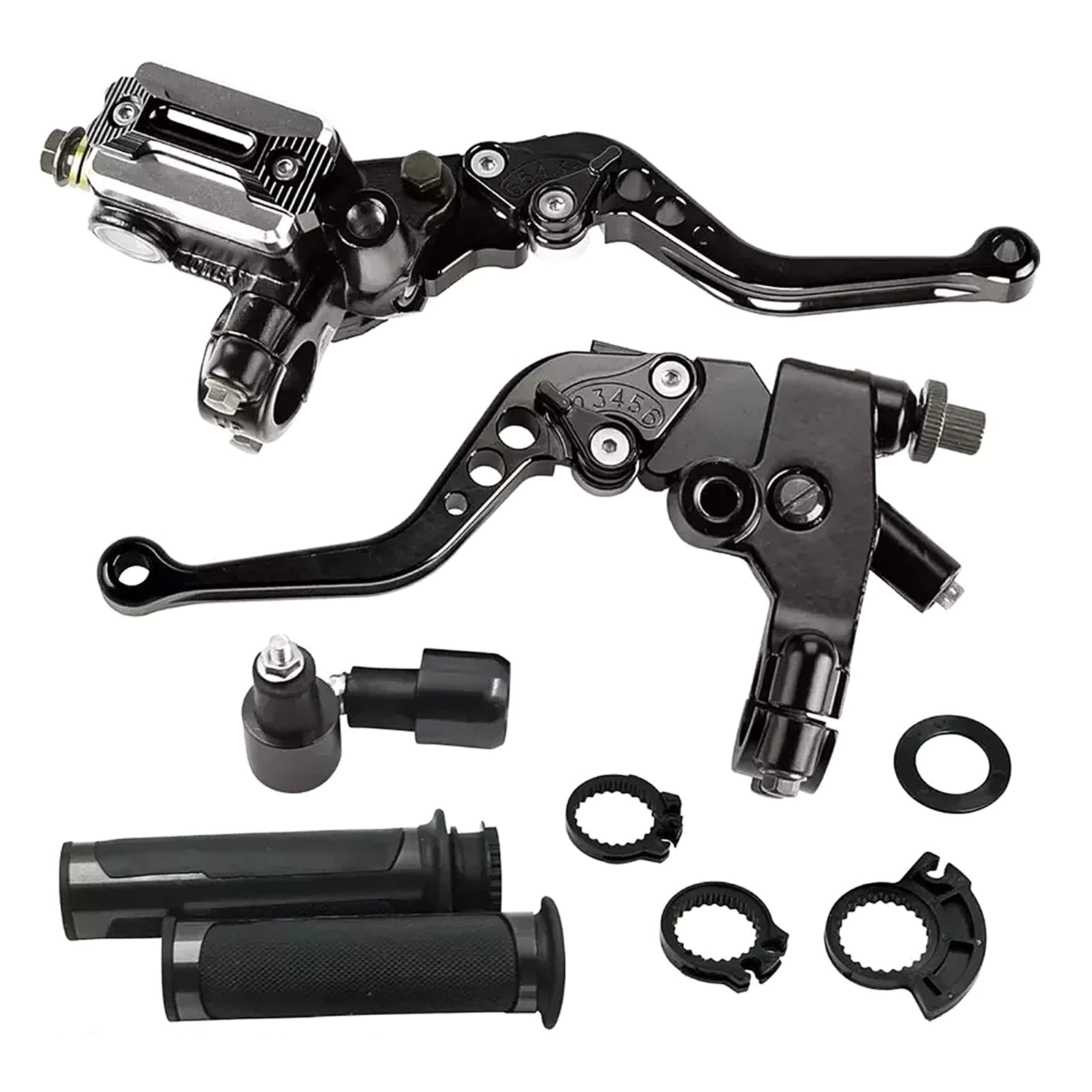 Worgeous Master Cylinder Clutch Rod Brake Clutch Lever 20.00X11.00X4.50CM Black