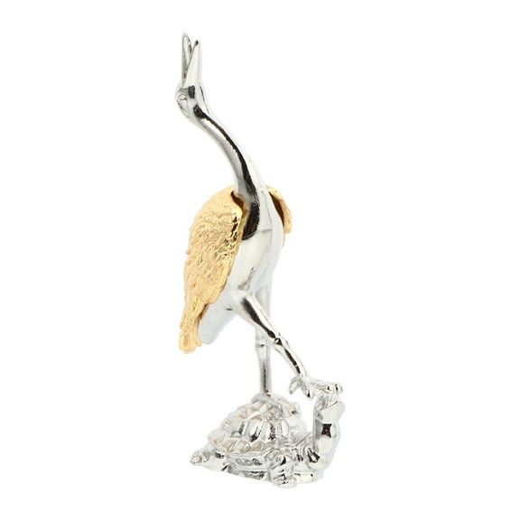 Worgeous  Metal Crane Ornament Oriental Statues for Outdoor Gift Decoration Gifts Miss