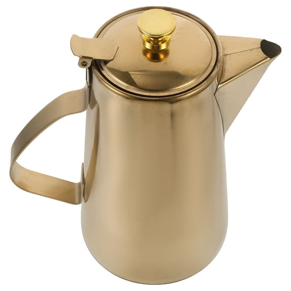 Worgeous Stainless Steel Water Pitcher Metal Water Pitcher Pouring Commercial Users Office Use 1Pcs