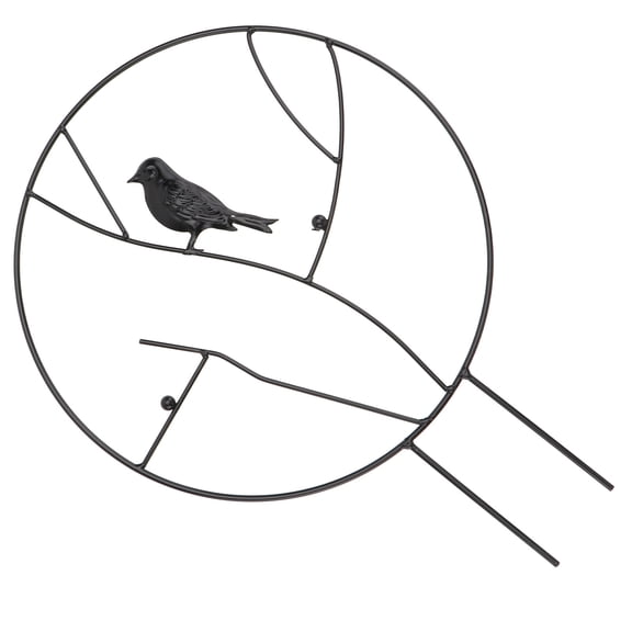 Worgeous  Metal Plant Stand Support Frame Cage Supports Climbing Black