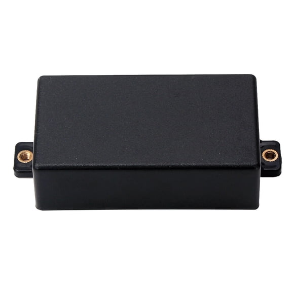 Worgeous Metal Sealed Pickup Covers Dual Coil for Electric Guitar Parts Accessories GB313 (Black)