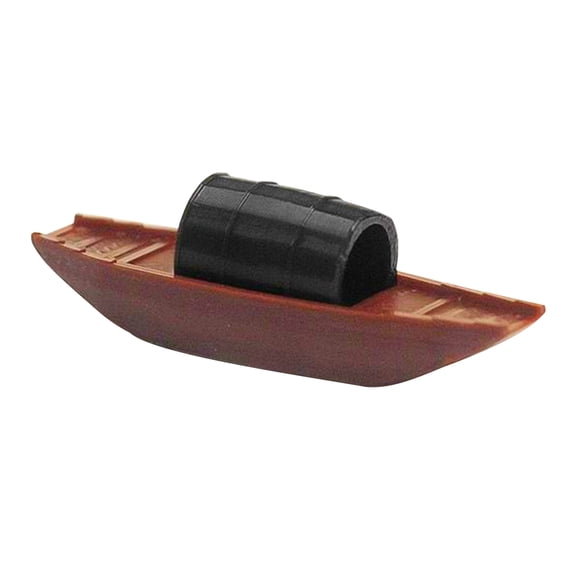 Worgeous Mini Boat Micro Landscape Pot Decoration Plastic Boat Model Vintage Boat Fish Tank Water Decoration Accessories For Diy Crafts Garden Decor