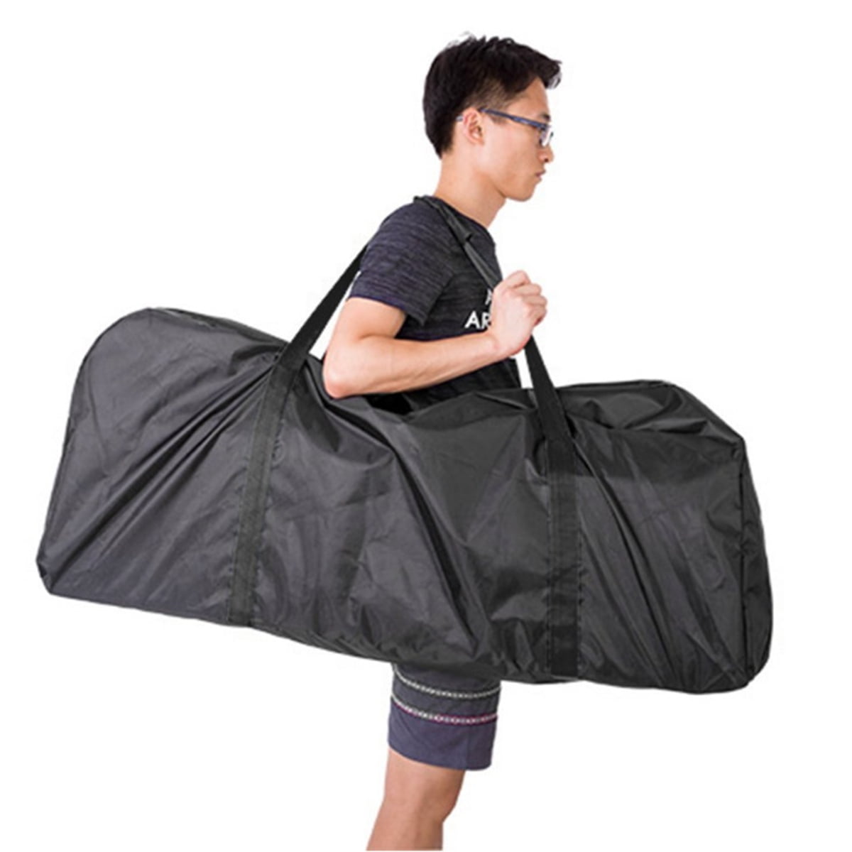 Aurragiy Universal Electric Scooter Carrying Bag - 600D Oxford Cloth, Waterproof, 51x19x11 Inches (Black)