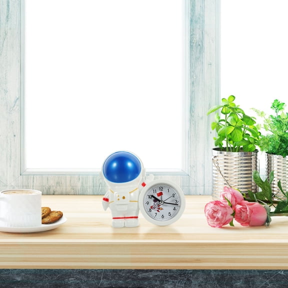 COSMOBETTY Time Display Clock Blue Plastic 1Set 5.7x1.8x5.7in for Children Family Members