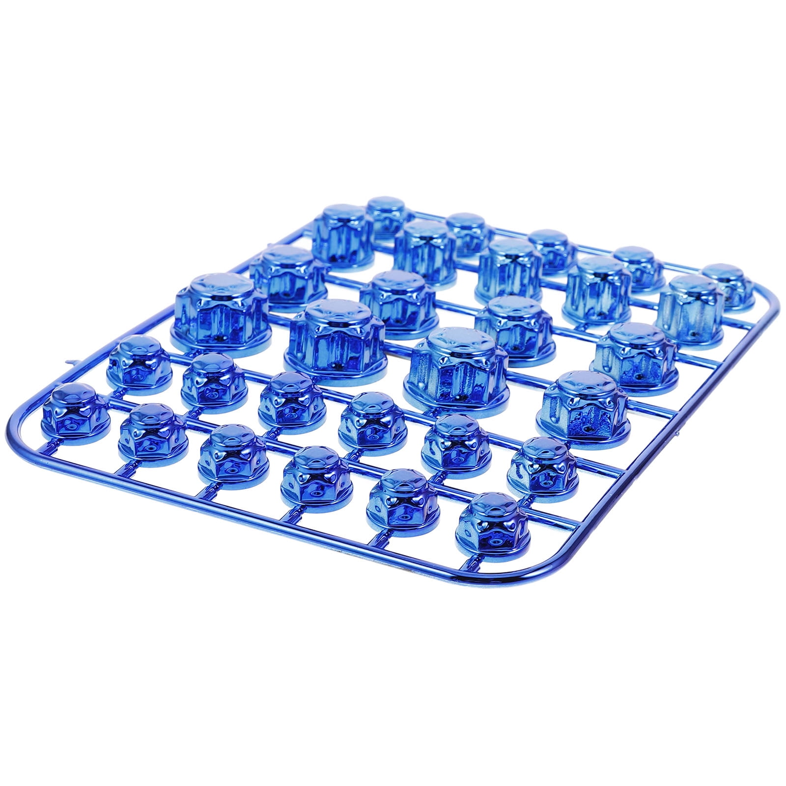 Worgeous  Motorcycle Bolt Cap Screw Cover Toppers Caps Covers Fairing Kit Blue