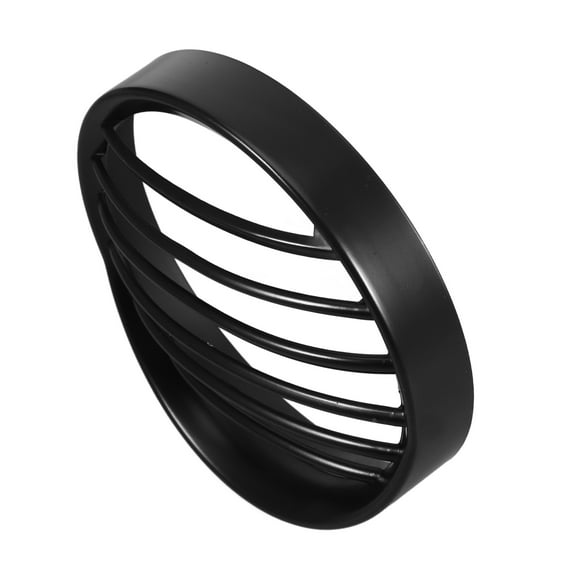 WHAMVOX 1Pack Black Motorcycle Headlight Guard Metal Prevent Damage Stylish Appearance