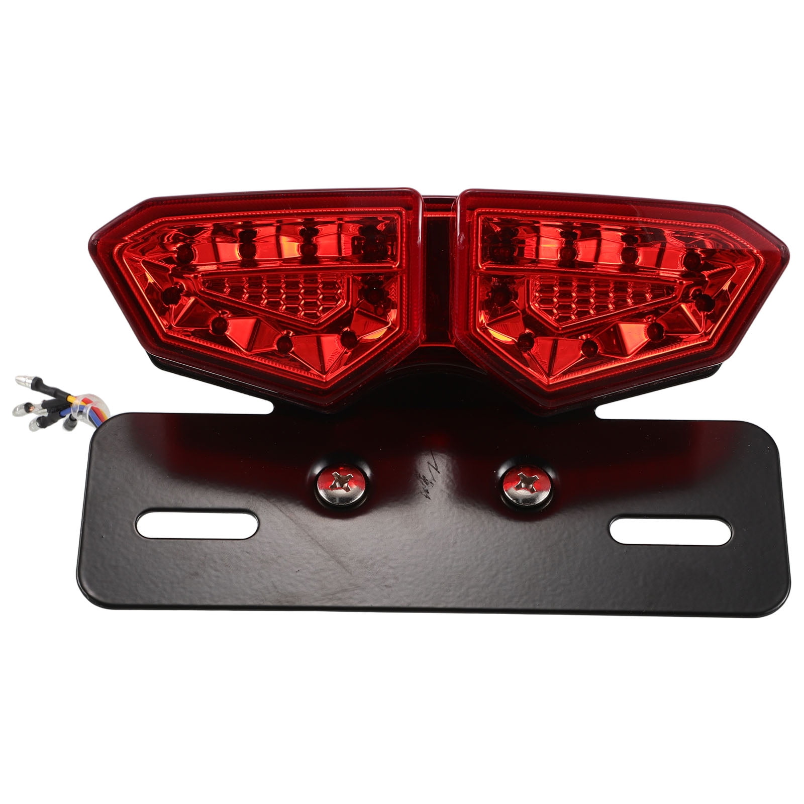 Worgeous Motorcycle Led Tail Light Replacement Mini Motorcycle LED Rear Taillight Lamp Indicator Brake Light
