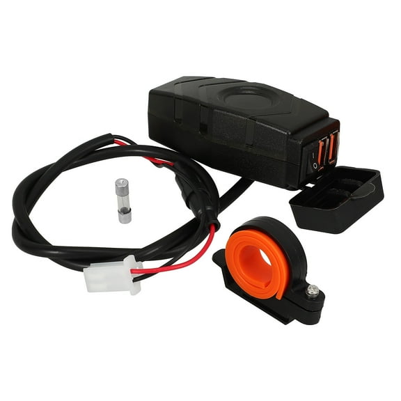 SEWCHICS Motorcycle Accessories Gear Phone Charger 1 Set Dual Usb Ports For Riding