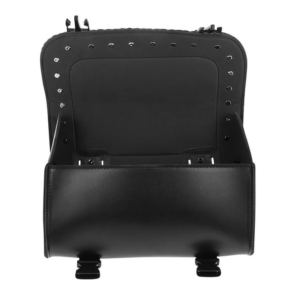 Worgeous Motorcycle Side Box Motorbike Storage Bag Pannier for Black