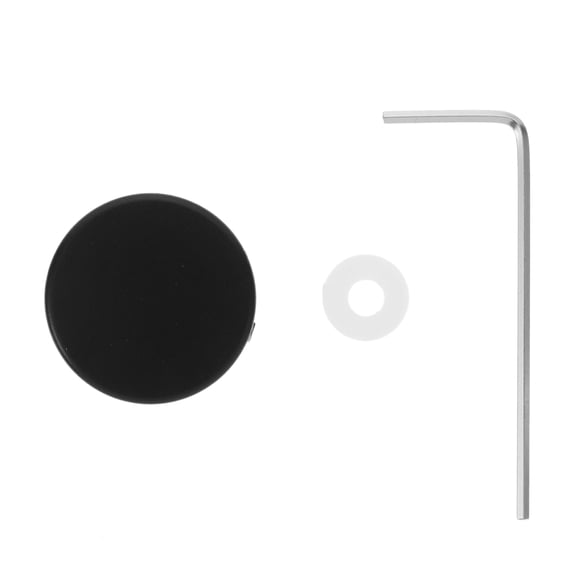 Worgeous Guitar Switch Knob for Guitar Effects Pedal Footswitch Topper Black Metal 1 Inch