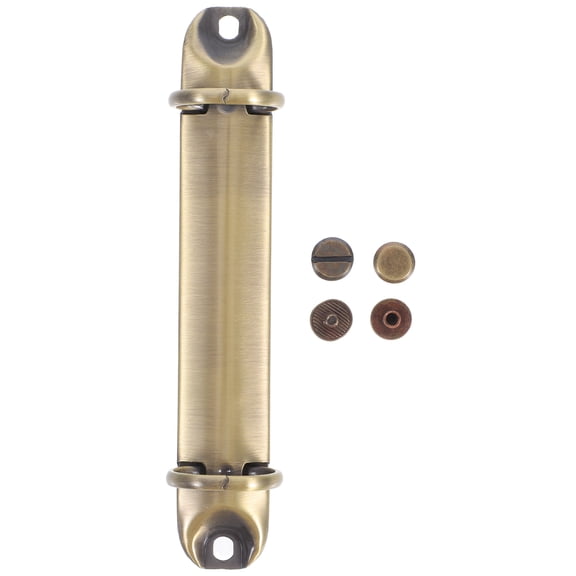 Golden Zinc Alloy Notebook Binder Buckle for Documents and Planners 2 Ring Mechanism Accessories