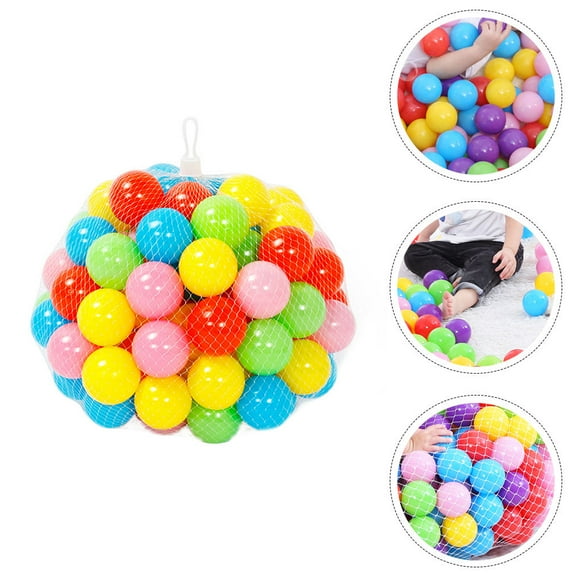 Worgeous Small Plastic Balls for Games 50Pcs 2.4x2.4in