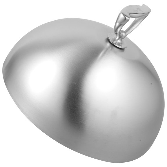 RENACLIPY Stainless Steel Round Dome Kitchen Cooking Cover for Steak Silver 7.9×7.9×3.5in