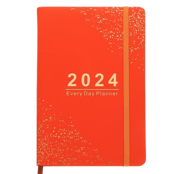 WORGEOUS  Agenda Book Month Weekly Planner Magnetic Notebooks The Work Orange
