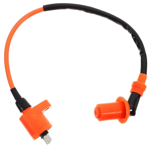Worgeous Orange Plastic Ignition Coil 1Pack For Motorcycle Engine ATV .4x2x2in