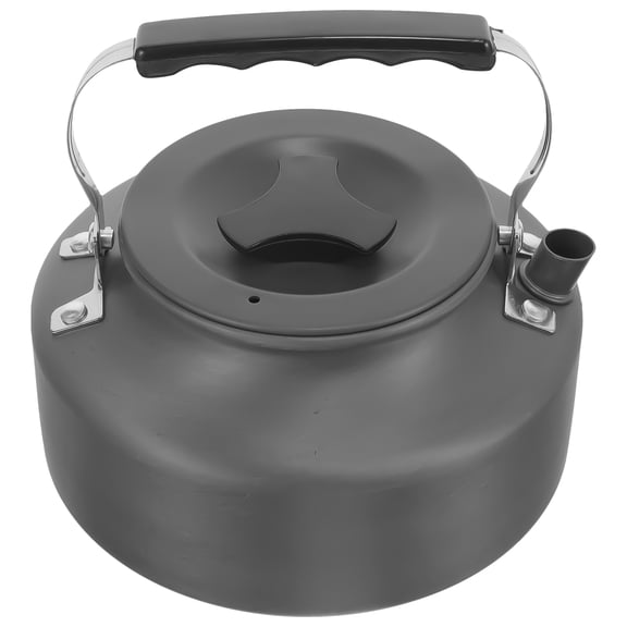 Worgeous Stove Top Tea Kettle Aluminium Oxide Portable Design Heating Milk Dark Grey 1Pack