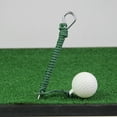 thumbnail image 1 of RENACLIPY Golf Swing Trainer with Green Metal Frame and Nylon Fly Rope, Golf Practice Aid to Accuracy and Skills, 1 of 8