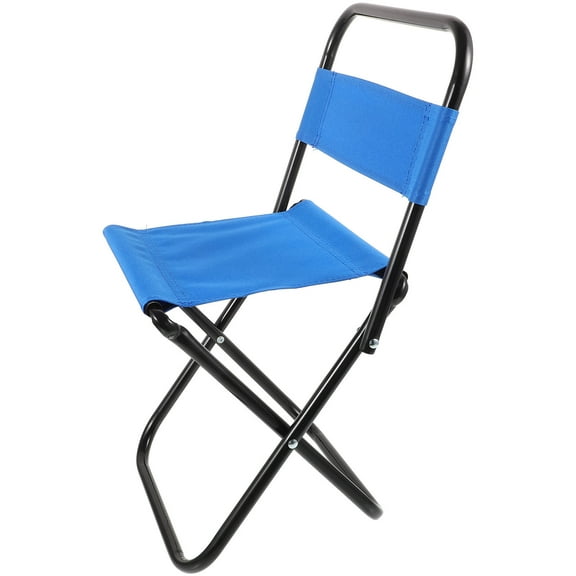 Worgeous Outdoor Folding Chair Fishing Small Portable Beach Chairs for Outdoors Blue