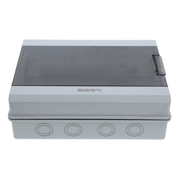 WORGEOUS Outdoor Waterproof Utility Box Electrical Distribution Box For Home And Industrial Use Weatherproof Power Distribution 12-Way Box