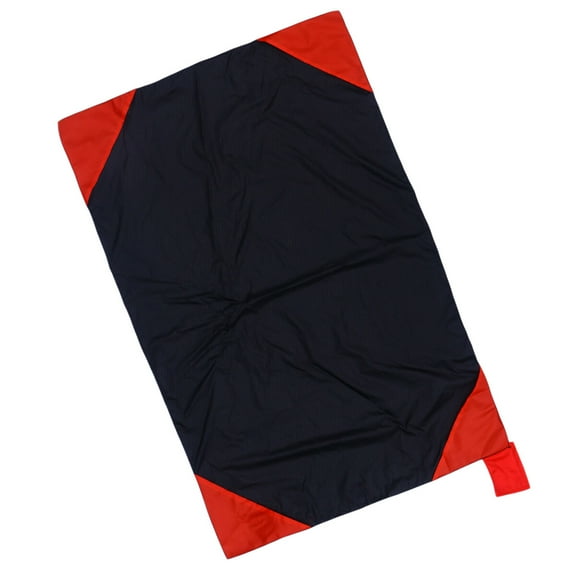 SWETRACE Small Picnic Blanket Pocket Blanket Black Nylon 1Pcs for Outdoor Use