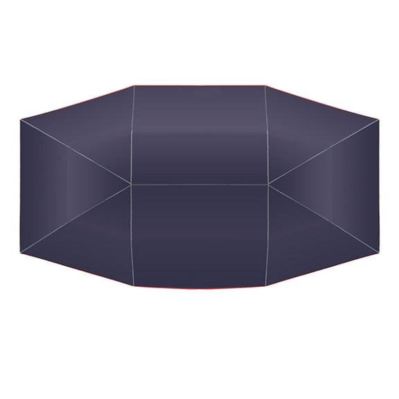 Worgeous Outdoor Sun Shelter Tarp Waterproof Tent Shade Thick Waterproof Car Roof Shade Cover Awning Balcony Sun Shade Canopy(Black)