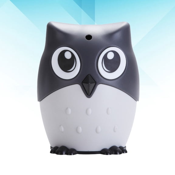 Worgeous OwlShaped Toothpick Holder Made of Plastic for Home and Parties Easy to Use with Hand Pressure Design Grey
