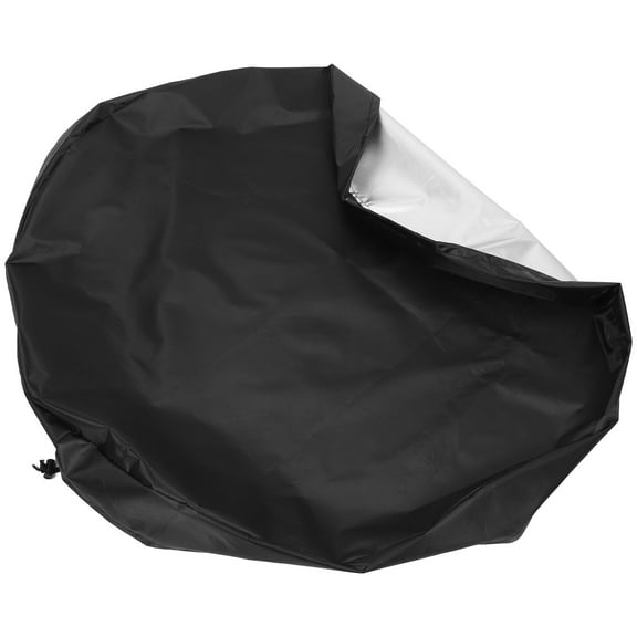 FUTUREORYY Barbecue Cover Black Oxford Cloth 1Pcs 47.2x47.2x0.4In