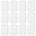 thumbnail image 1 of Worgeous 12-Piece White Plastic Paint Mixing Palettes Square Set for Artists and Friends, 1 of 8